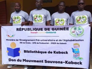 Espoir des écoliers guinéens avec Sauvons Kaback 2022